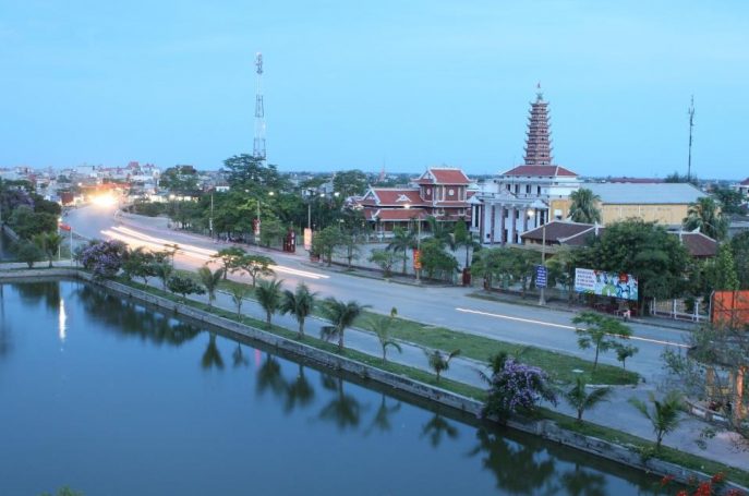 Huyện Hải Hậu phía Đông Nam tỉnh Nam Định