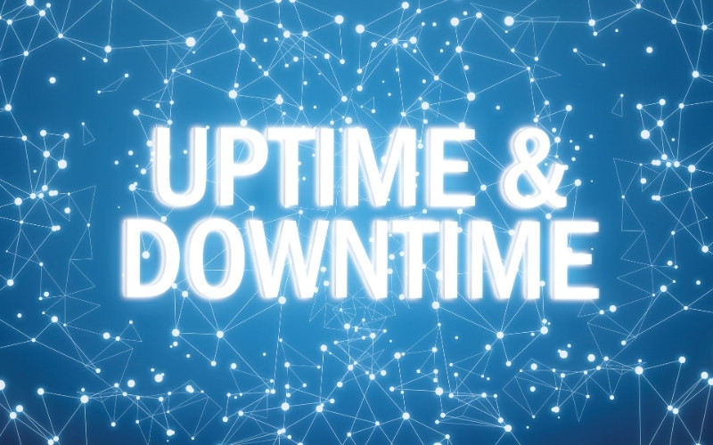 thường xuyên giám sát thời gian uptime, downtime