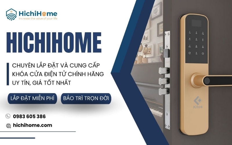 địa chỉ cung cấp khóa cửa điện tử Hichihome