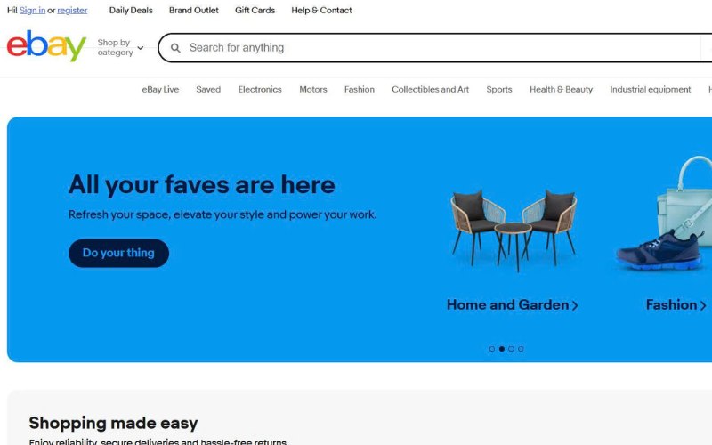 Nền tảng Ecommerce eBay
