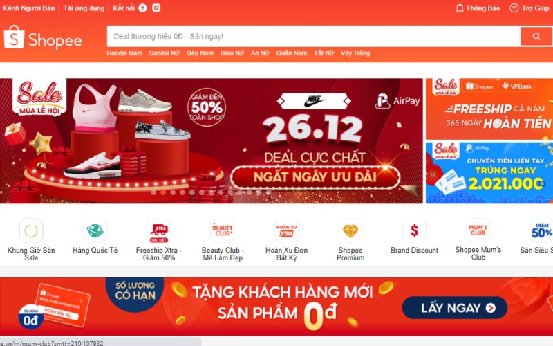 Shopee là một trong những sàn thương mại điện tử uy tín nhất Việt Nam