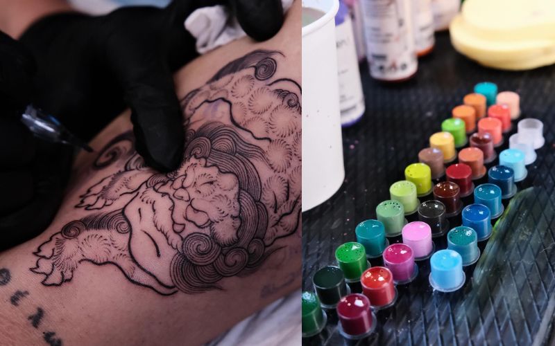 Precision needlework & high-end ink